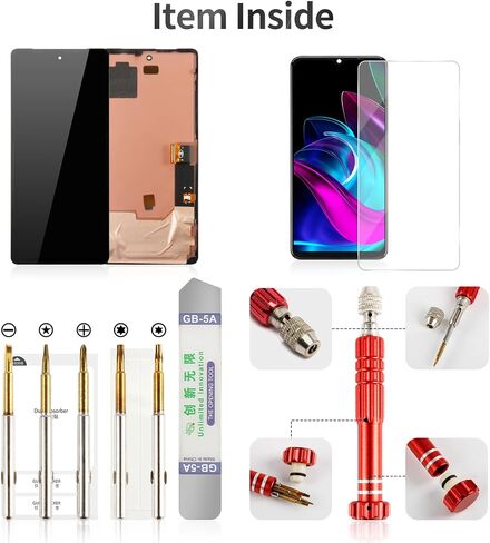 OLED for Google Pixel 7 Screen Replacement for Google Pixel 7 Display Digitizer for Pixel 7 GVU6C LCD Touch Screen Assembly with Frame GQML3 GO3Z5 Black (with Fingerprint Function) in Saudi Arabia