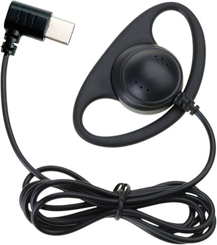 جانب واحد سماعة أذن ستيريو الأذن هوك سماعة قابلة للإزالة USB C 3.5 مللي متر للهواتف الذكية المحمول مشغل Mp3 Mp4 دليل الاستخدام in Kuwait