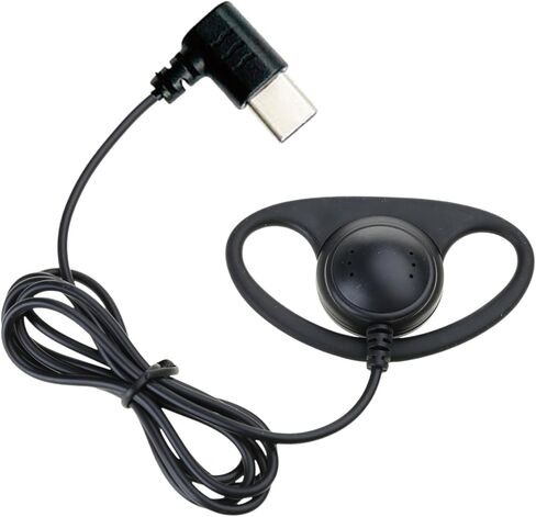 جانب واحد سماعة أذن ستيريو الأذن هوك سماعة قابلة للإزالة USB C 3.5 مللي متر للهواتف الذكية المحمول مشغل Mp3 Mp4 دليل الاستخدام in Kuwait