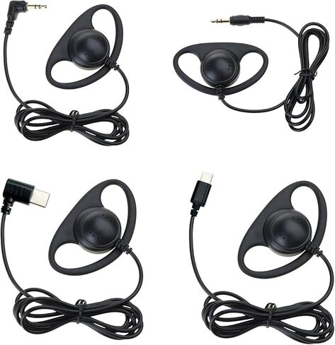 جانب واحد سماعة أذن ستيريو الأذن هوك سماعة قابلة للإزالة USB C 3.5 مللي متر للهواتف الذكية المحمول مشغل Mp3 Mp4 دليل الاستخدام in Kuwait