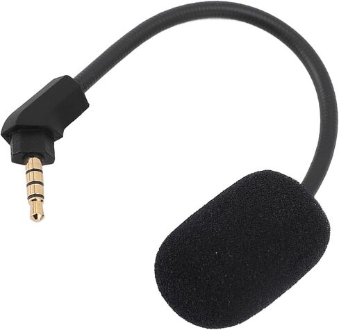Replacement Headset Microphone Noise Cancelling for Gaming Headset Compatible with Cloud, Adjustable 3.5mm Mic for Clear Sound in Saudi Arabia