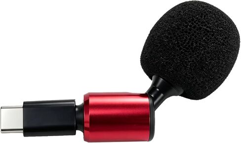 USB C Mini Microphone for iPhone17/16/15 for Galaxy S25 PC Black in Saudi Arabia