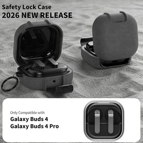 حافظة CCXNAS بقفل آمن لهاتف Galaxy Buds 4 Pro/Buds 4 مع حامل هاتف in Kuwait