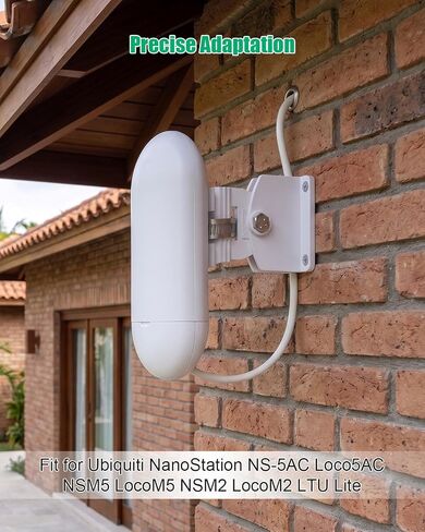 حامل تثبيت على الحائط مناسب لمحطة Ubiquiti Nanostation، مع علبة الكابلات in Kuwait