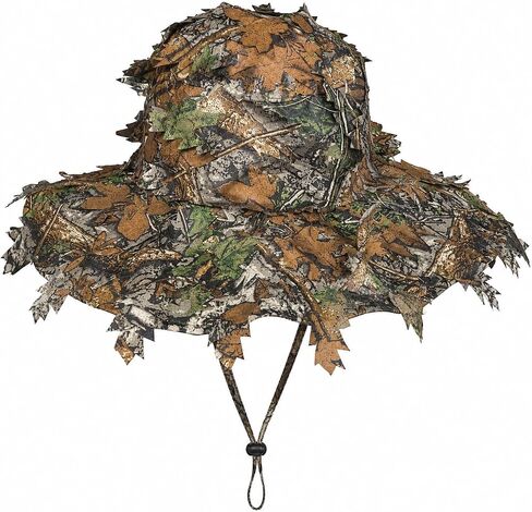 3D Leafy Camo Boonie Hat for Hunting in Saudi Arabia
