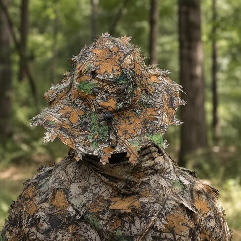 3D Leafy Camo Boonie Hat for Hunting in Saudi Arabia