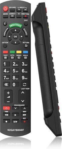 Universal Remote Control for Panasonic TV Remote Control Works for All Panasonic Plasma Viera HDTV 3D LCD LED TV/DVD Player/AV Receiver in Kuwait