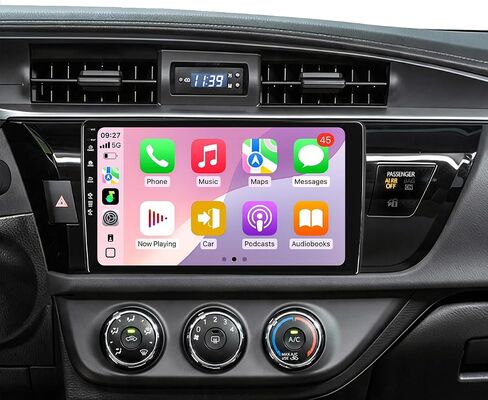 5G-WiFi6 (4Core 64G ROM) Car Radio Stereo for Toyota Corolla 2014-2016,10 inch Touch Screen Head Unit with Wireless Carplay Android Auto GPS Bluetooth SWC FM HD Backup Camera in Saudi Arabia