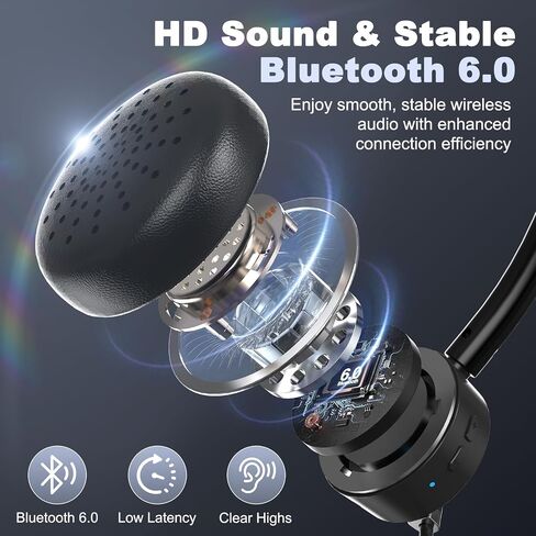 BlueFire Bluetooth Headset with Microphone, Single-Ear On-Ear Headphones, Lightweight & Comfortable, Clear Call Noise Reduction, Multipoint Connection for Truck Drivers, Office & Call Center in Saudi Arabia