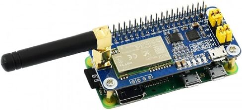 قبعة SX1262 LoRa لـ Raspberry Pi، نطاق تردد 915 ميجا هرتز، مع رأس تمديد Raspberry Pi 40PIN GPIO ومحول CP2102 USB إلى UART، لأمريكا وأوقيانوسيا وآسيا in Kuwait