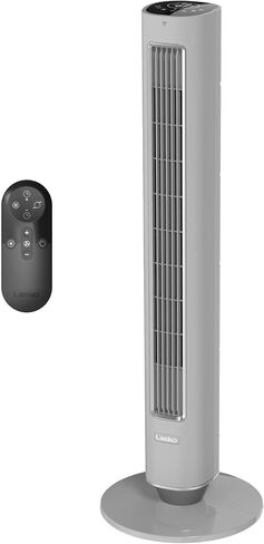 Lasko Pinnacle Quiet 24 dBA DC Tower Fan with Remote - 40" - DST100 - Black in Saudi Arabia