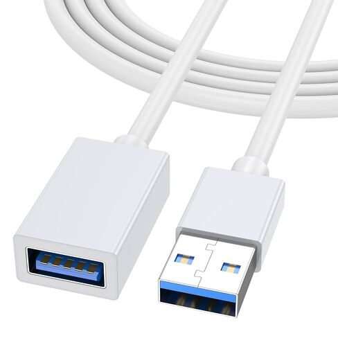 كابل تمديد USB أبيض 3 قدم، كابل تمديد USB A 3.0 3 قدم in Kuwait