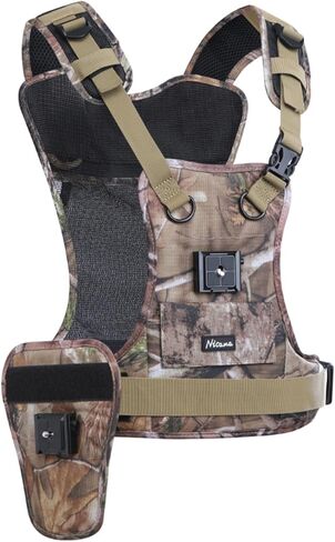 Dual Shoulder Camera Harness with Arca Type QR Mount Plate for 2 Cameras in Saudi Arabia