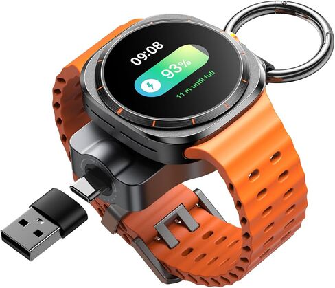 Rotatable Portable Charger for Galaxy Watch Ultra/8, Not for Watch 9/Ultra2 in Saudi Arabia