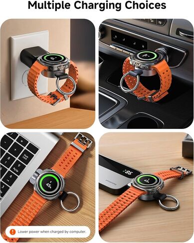 Rotatable Portable Charger for Galaxy Watch Ultra/8, Not for Watch 9/Ultra2 in Saudi Arabia