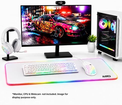 MTG 4-in-1 RGB Gaming Keyboard & Mouse Combo, Wired, 2400 DPI Mouse in Saudi Arabia