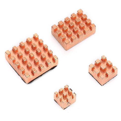 Pure Copper Heatsink for Ras Pi 4B Cooling Kit (Pure Copper Heat in Kuwait