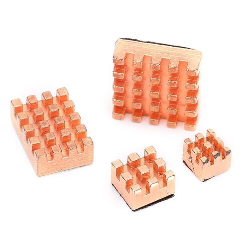Pure Copper Heatsink for Ras Pi 4B Cooling Kit (Pure Copper Heat in Kuwait