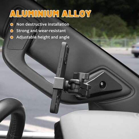 Phone Holder Mounts on Dashboard for 2022-2024 2025 2026 Silverado&Sierra Custom Adjustable Stabilizer Silverado Cell Phone Holder Gmc Sierra 1500 Accessories in Saudi Arabia