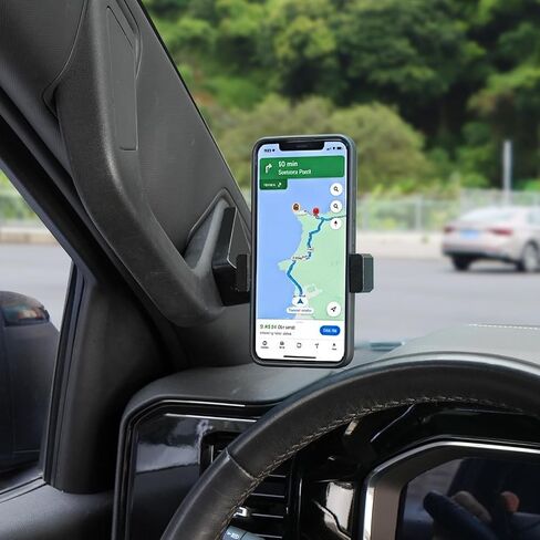 Phone Holder Mounts on Dashboard for 2022-2024 2025 2026 Silverado&Sierra Custom Adjustable Stabilizer Silverado Cell Phone Holder Gmc Sierra 1500 Accessories in Saudi Arabia
