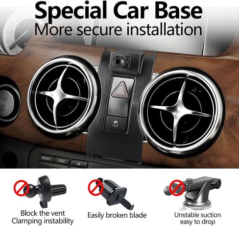 Car Magnetic Phone Mount for Benz GLK-Class 2013 2014 2015 GLK350 GLK250 Auto Interior Accessories Best Cellphone Holder Mobile Cradle Cell Phones Navigation Charging Screen Stand Accessory in Saudi Arabia