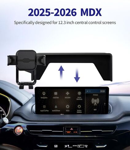 Auto Clamp Car Phone Holder for Acura MDX 2025-2026, 12.3" Screen Mount in Kuwait