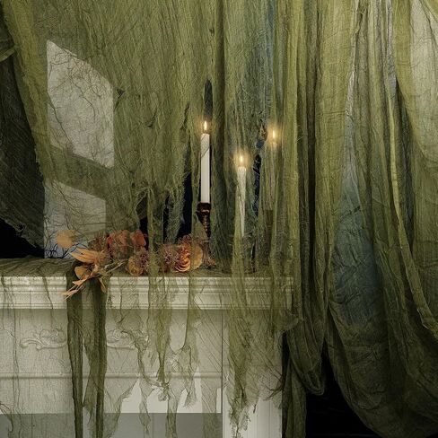 197"x39" Halloween Scary Gauze, Spooky Cloth Party Decoration in Saudi Arabia