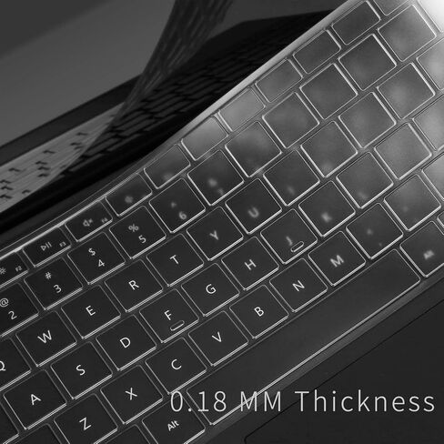 Keyboard Cover Protector Skin for Microsoft Surface Laptop 5 (2022 Release) / Laptop 4 / Laptop 3 13.5''/15'', Premium Ultra Thin, High Transparency, US Keyboard Layout in Saudi Arabia