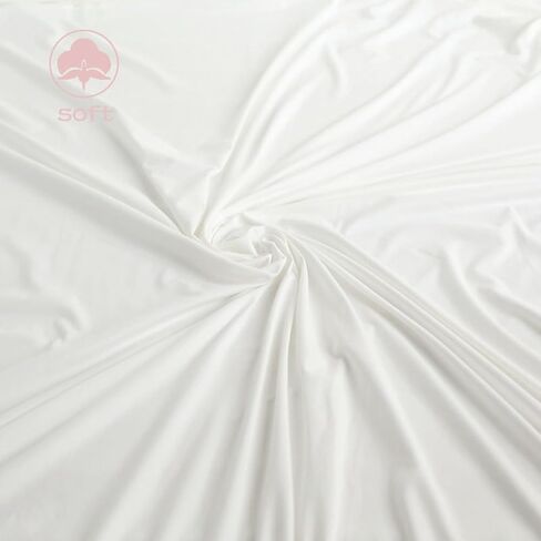 Orraphtstu Newborn Photography Wraps Baby Posing Props Stretch Fabric for Professional Photoshoot (Backdrop with Wrap, White) in Saudi Arabia