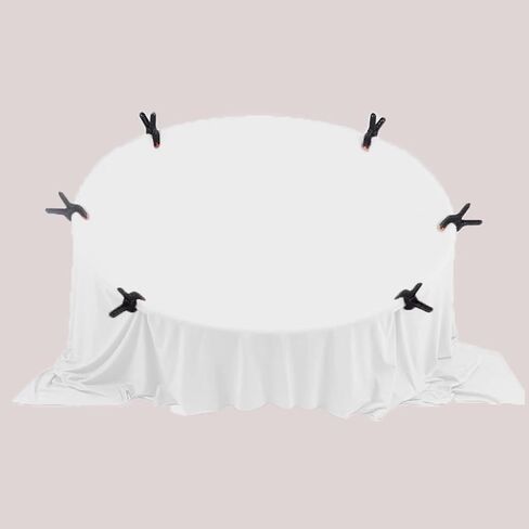 Orraphtstu Newborn Photography Wraps Baby Posing Props Stretch Fabric for Professional Photoshoot (Backdrop with Wrap, White) in Saudi Arabia