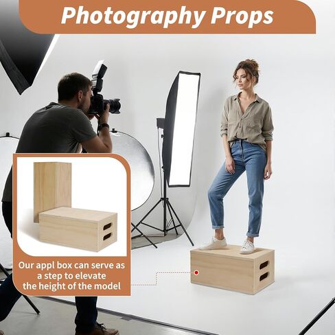 Apple Box Full for Height Adjusting Photo Studio Film Set and Photography in Saudi Arabia