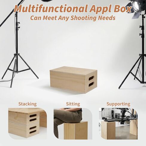 Apple Box Full for Height Adjusting Photo Studio Film Set and Photography in Saudi Arabia