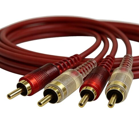 HTDYOO RCA Cables, 2 RCA Stereo Audio Cable - 5 Feet. in Saudi Arabia
