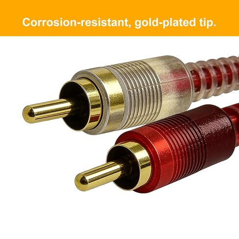 HTDYOO RCA Cables, 2 RCA Stereo Audio Cable - 5 Feet. in Saudi Arabia