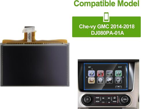 LCD Digital Display Replacement Compatible with Chevy GMC 2014-2018 Silverado Sierra DJ080PA-01A LCD Display Touch Screen Digitizer Assembly with Repair Tools in Saudi Arabia