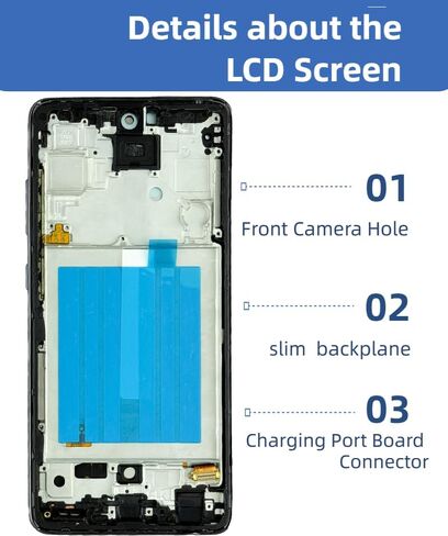 for Samsung Galaxy A52 5G Screen Replacement with Frame in Saudi Arabia