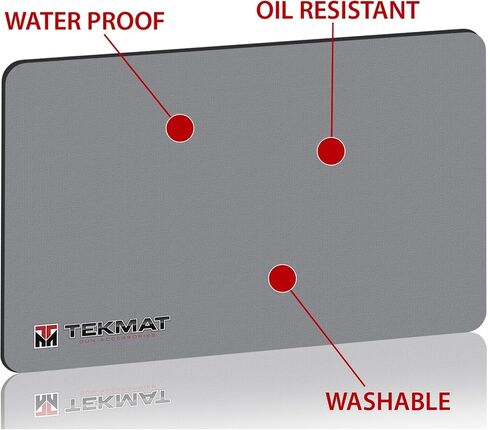 TekMat Original 11" x 17" Plain Gray - 1/8" Thick Oil Resistant Non-Slip Waterproof Scratchproof Washable Handgun Maintenance & Cleaning Mat in Saudi Arabia
