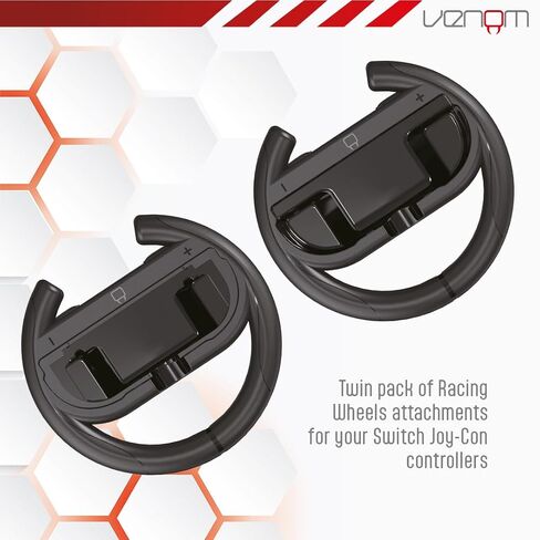 Venom Switch 2 Steering Wheel Twin Pack for Mario Kart World (Nintendo Switch 2) in Saudi Arabia