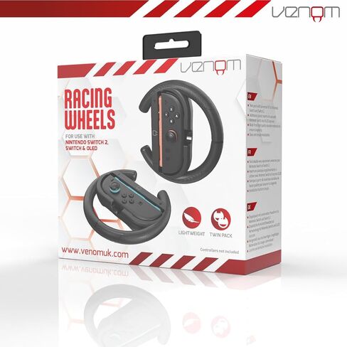 Venom Switch 2 Steering Wheel Twin Pack for Mario Kart World (Nintendo Switch 2) in Saudi Arabia