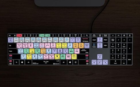 KB Covers Adobe Premiere Pro Backlit Aluminum Keyboard - Windows - US in Kuwait