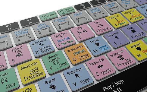 KB Covers Adobe Premiere Pro Backlit Aluminum Keyboard - Windows - US in Kuwait