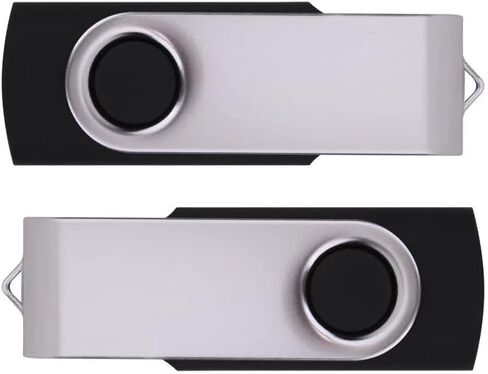 25pcs 2GB Custom USB Flash Drive with Personalized Logo for Promotion, Customized USB Thumb Drive, Bespoke Bulk USB Drive (10 Color Options) in Kuwait