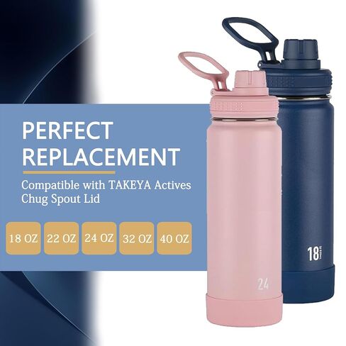 13 Pcs Water Bottle Lid Gasket Replacement for Takeya Actives 18oz 22oz 24oz 32oz 40oz,Leak-Proof Rubber Seal Ring Gaskets O Ring Replacement Parts for Spout Lid (Not for Takeya Originals) in Saudi Arabia