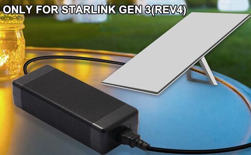 DC57V لمحول إمداد الطاقة Starlink Gen 3 195W AC/DC محول طاقة لملحقات Starlink القياسية البديلة Starlink Starlink، مصدر طاقة 57V 3.42A in Kuwait