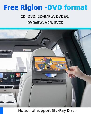 Desobry 12.5" Car DVD Player Dual Screen in Saudi Arabia