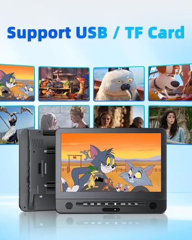 Desobry 12.5" Car DVD Player Dual Screen in Saudi Arabia