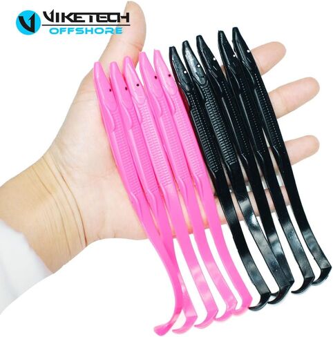 VIKETECH 10 قطع/صندوق من السيليكون على شكل مجداف طعم ناعم لطعم باس السباحة، 6.5 بوصة/4.3 جم in Kuwait