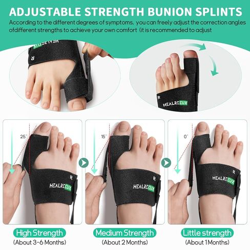 Healrecux Bunion Corrector for Women Men Big Toe, 1 Pair in Saudi Arabia