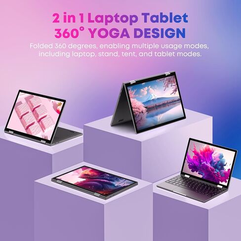 CHUWI 2-in-1 Mini Laptop 10.51'', 16GB RAM 512GB SSD, Intel N150 Max 3.6GHz in Saudi Arabia
