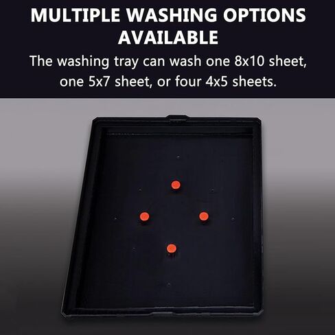 Darkroom Developing Equipment Kit, Electric Home Film Developing Tray Set, Fits 8x10, 5x7, Or 4x4x5 Photo Sheets, with Electric Rocking Base, for Photography Enthusiasts in Saudi Arabia